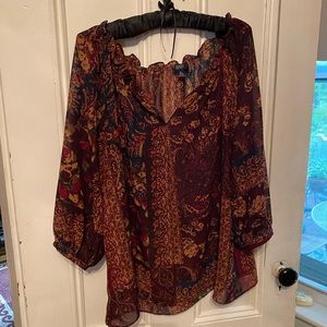 Sheer Layering Top, XL